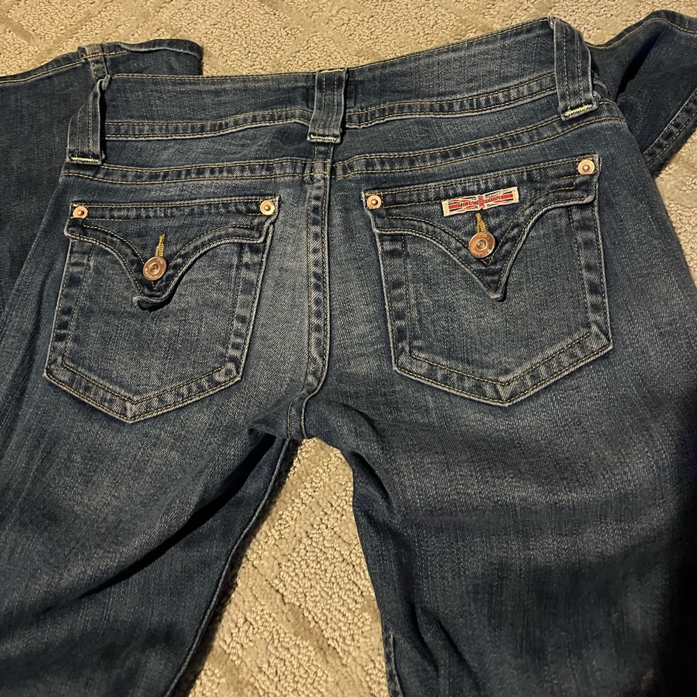 Hudson low rise flare jeans